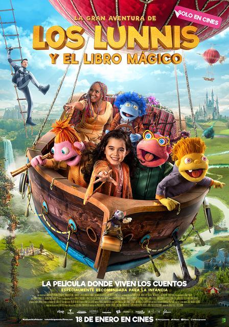 “LA GRAN AVENTURAS DE LOS LUNNIS Y EL LIBRO MÁGICO” CONSIGUE UN BUEN DATO DE RECAUDACIÓN PARA SER UNA PELÍCULA FAMILIAR PARA NIÑOS MENORES DE 8 AÑOS