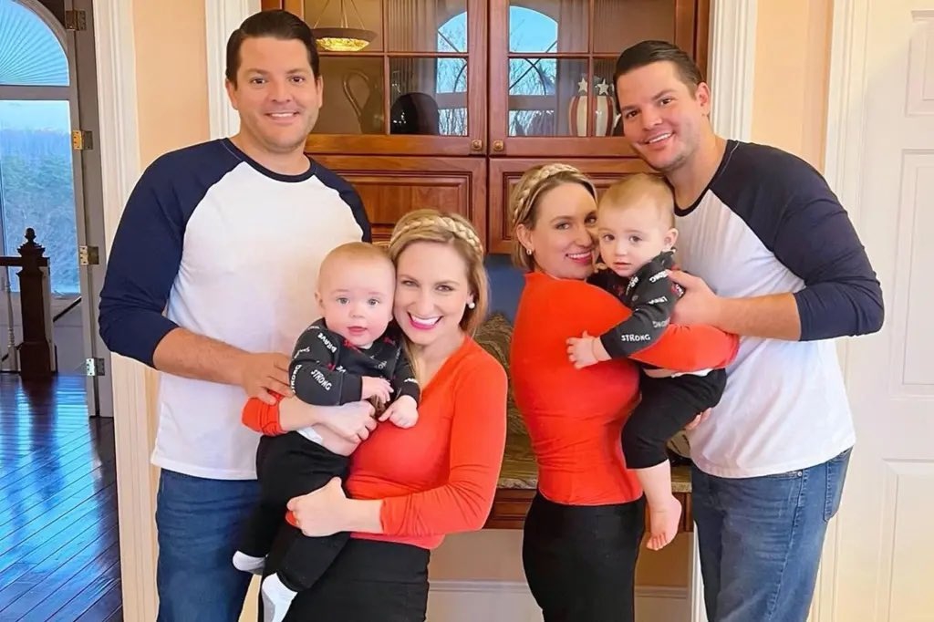 Estos gemelos idénticos se casaron con gemelos idénticos, ahora tienen hijos