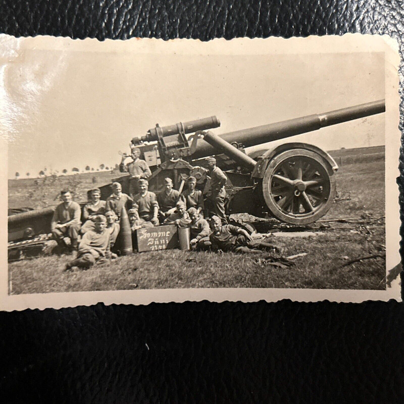 Foto Wk2 Front Wehrmacht Soldaten Geschütz Pak Flak Kampf Einsatz