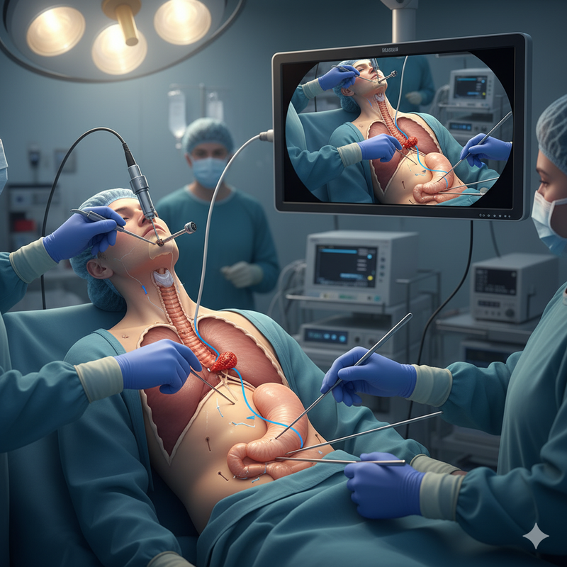 Perioperative outcomes and survival of inflatable video...