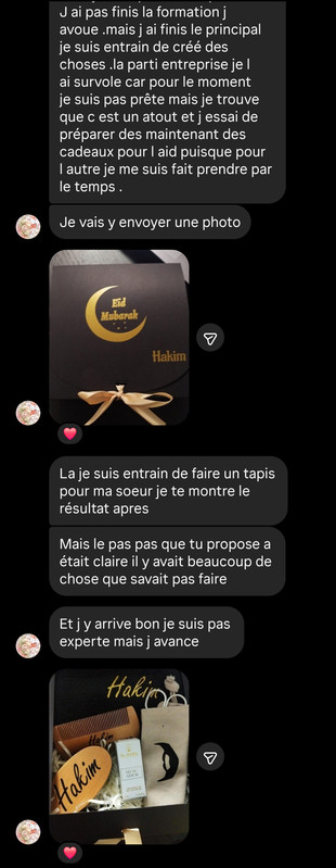 Retour d’une élève qui avance à son rythme avec les pas à pas du Parcours Créatif