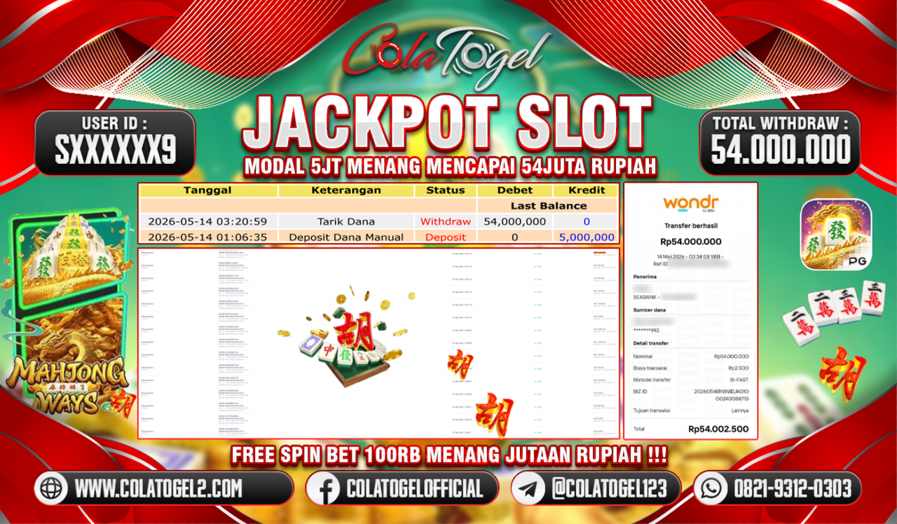 JACKPOT SLOT GACOR!!