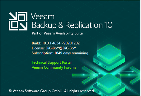 Veeam Backup & Replication 10a Build 10.0.1.4854 P20201202