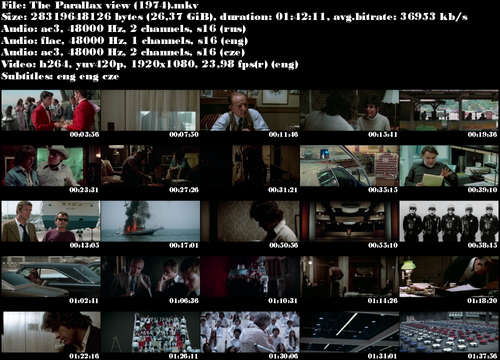 Pohled společnosti Parallax / The Parallax View (1974)