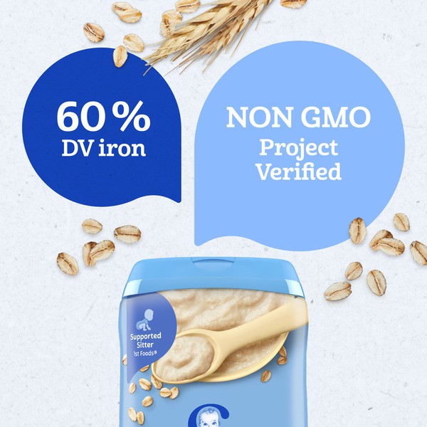 Gerber Oatmeal Single Grain Cereal 2 3