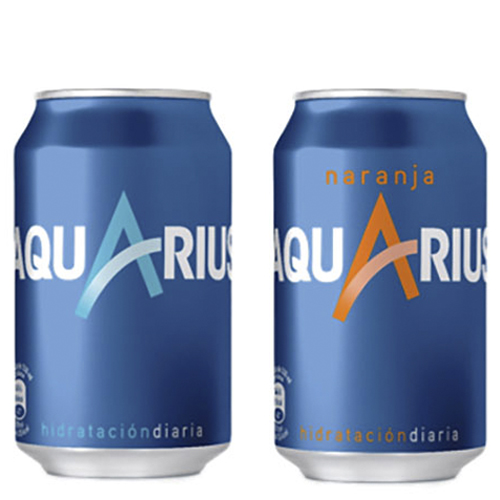 LATA AQUARIUS NARANJA LIMo N