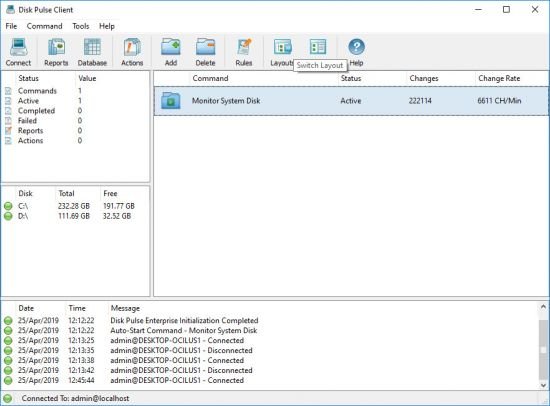 Disk Pulse Pro / Ultimate / Enterprise version 13.7.26 Disk Pulse Pro / Ultimate / Enterprise version 13.7.26