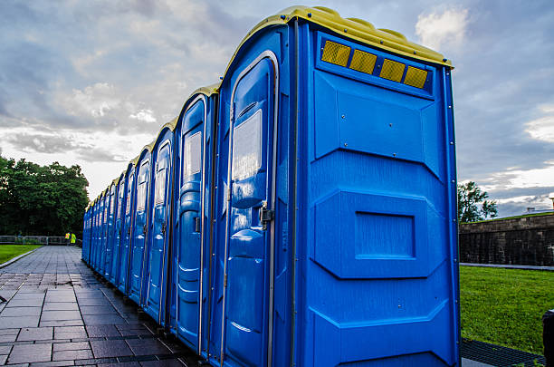 Construction Site Toilet Lineup