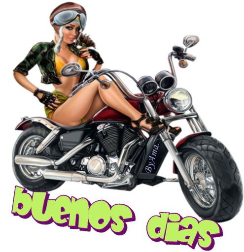 Moto con Rubia Dias