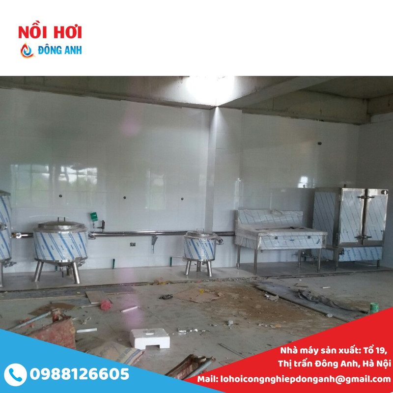 nồi nấu bằng hơi công nghiệp