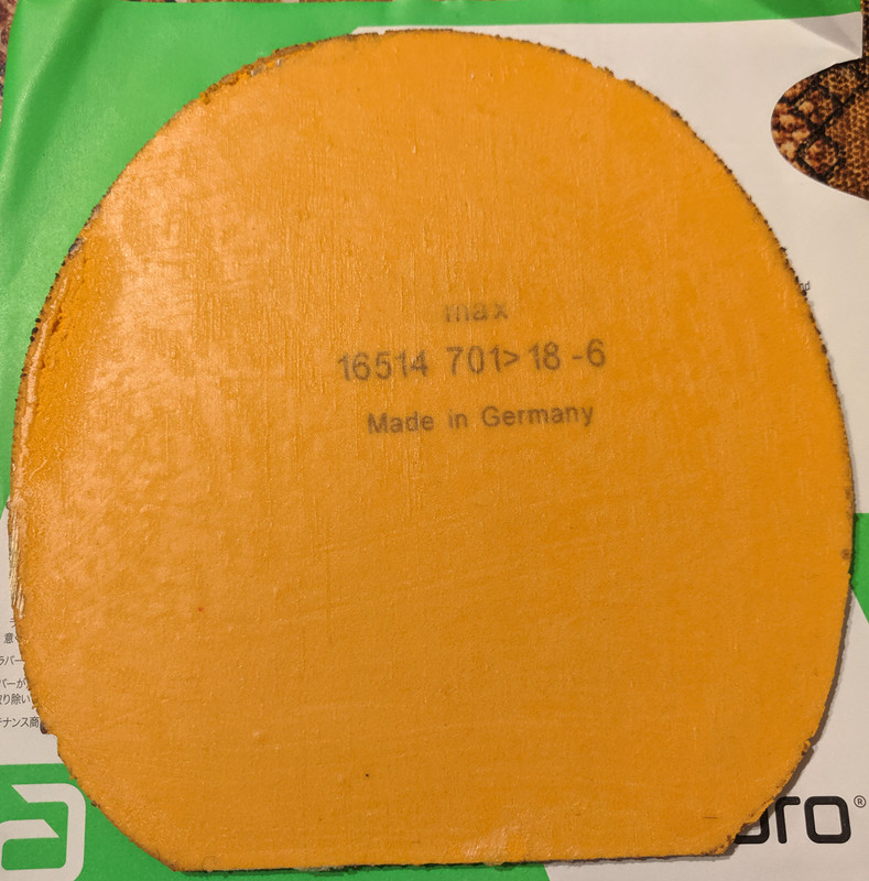 Donic Baracuda spate