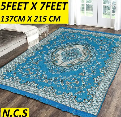 Acrylic Carpet , CARPET FOR LIVING ROOM ,1 COTTON CARPET , PREMIUM CARPET , LIGHT WEIGHT CARPET , PERSIAN CARPET , ALLADIN CARPET , LOW BUDGET CARPET , MIUTI COLOUR CARPET , KIDS PLAYING MAT , DURRIE , COTTON RUG , RUNNER , FLOOR MAT , FLOOR CARPET , RELIGIOUS CARPET , *( 5 X 7 )* FEET Color 7 (R902)