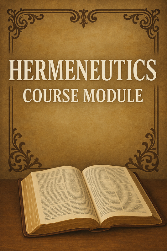 Hermeneutics Course