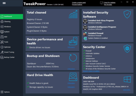 TweakPower 1.162 Multilingual