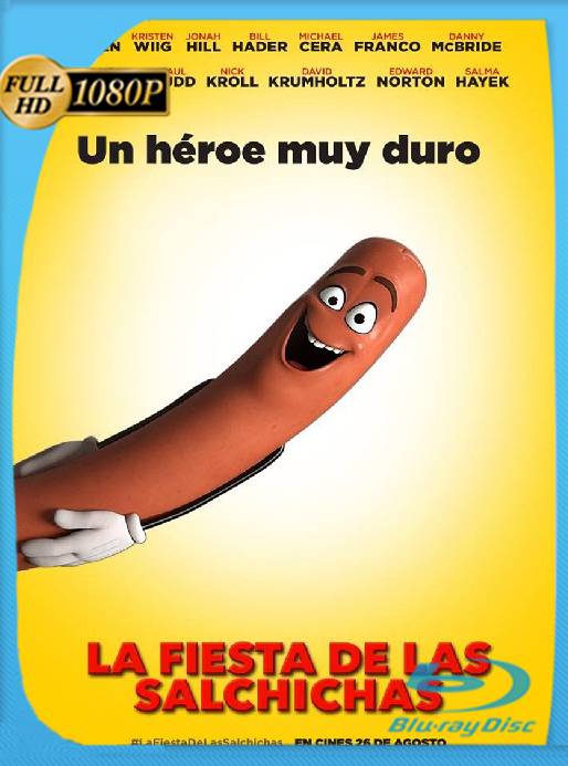 La Fiesta de las Salchichas (Sausage Party) (2016) BRrip [1080p] [Latino] [GoogleDrive] [RangerRojo]