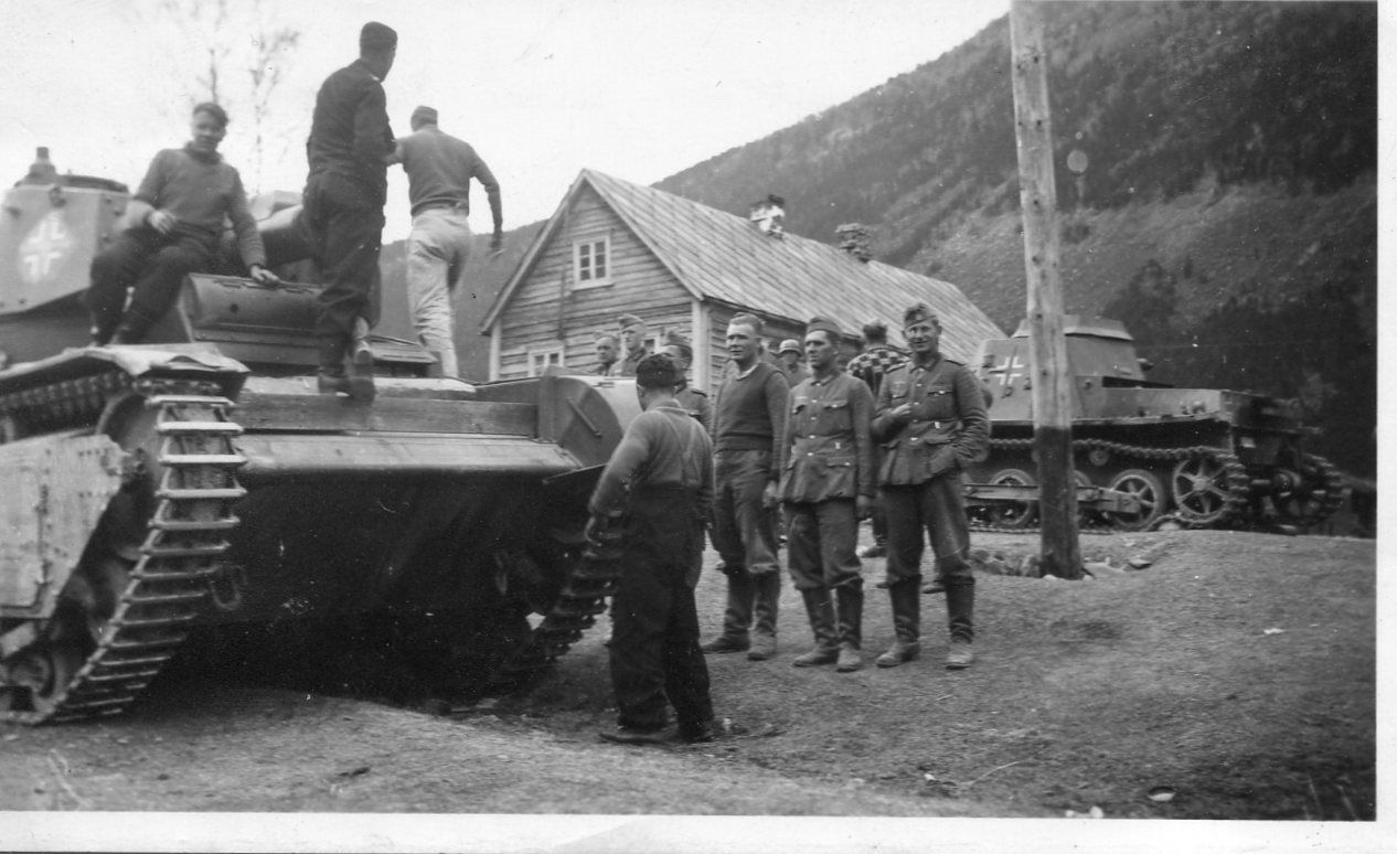 deutscher Panzer Nb.Fz. in Norwegen nur 3 Stück 