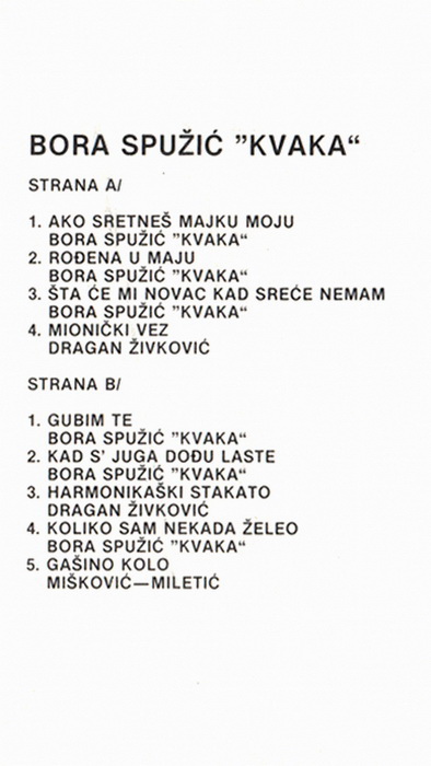 Bora Spuzic Kvaka 1980 kz