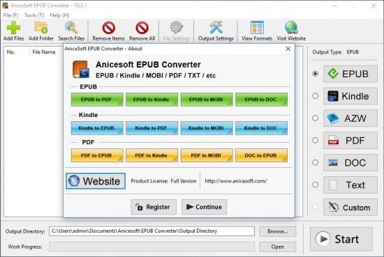 AniceSoft EPUB Converter 20.6.1