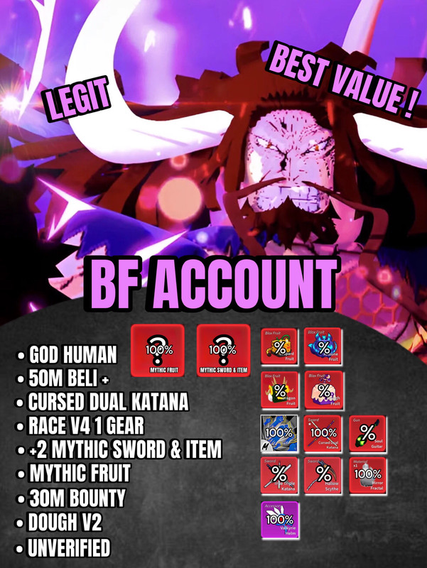 Roblox Blox Fruits Accounts for Sale, Buy & Sell Securely