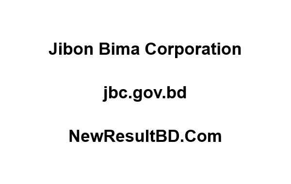 Jibon Bima Corporation Jibon Bima Corporation