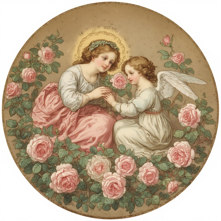 Maria-holdind-rose-and-Angel-A-(20)