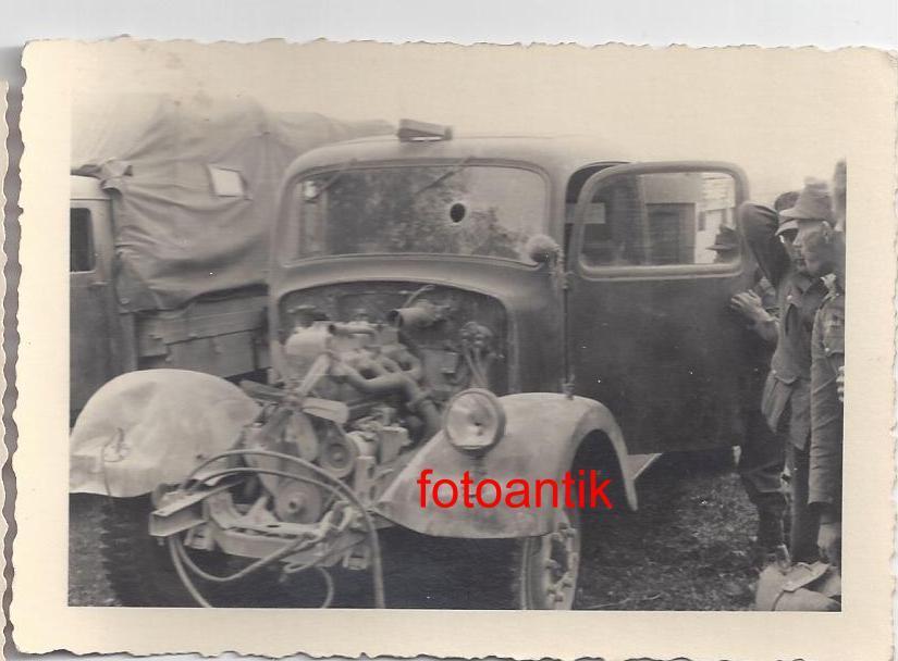 Foto 2 WK,Frankreich, Gebirgsjäger,zerstörter u.