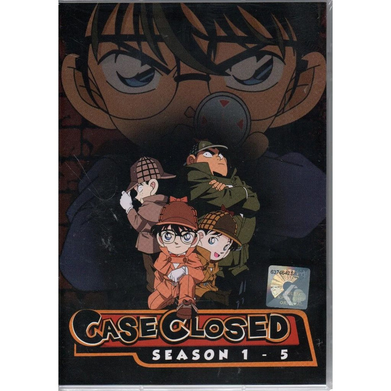 Detective Conan Case Closed Season 1-5 Series Anime DVD [English Dubbed]