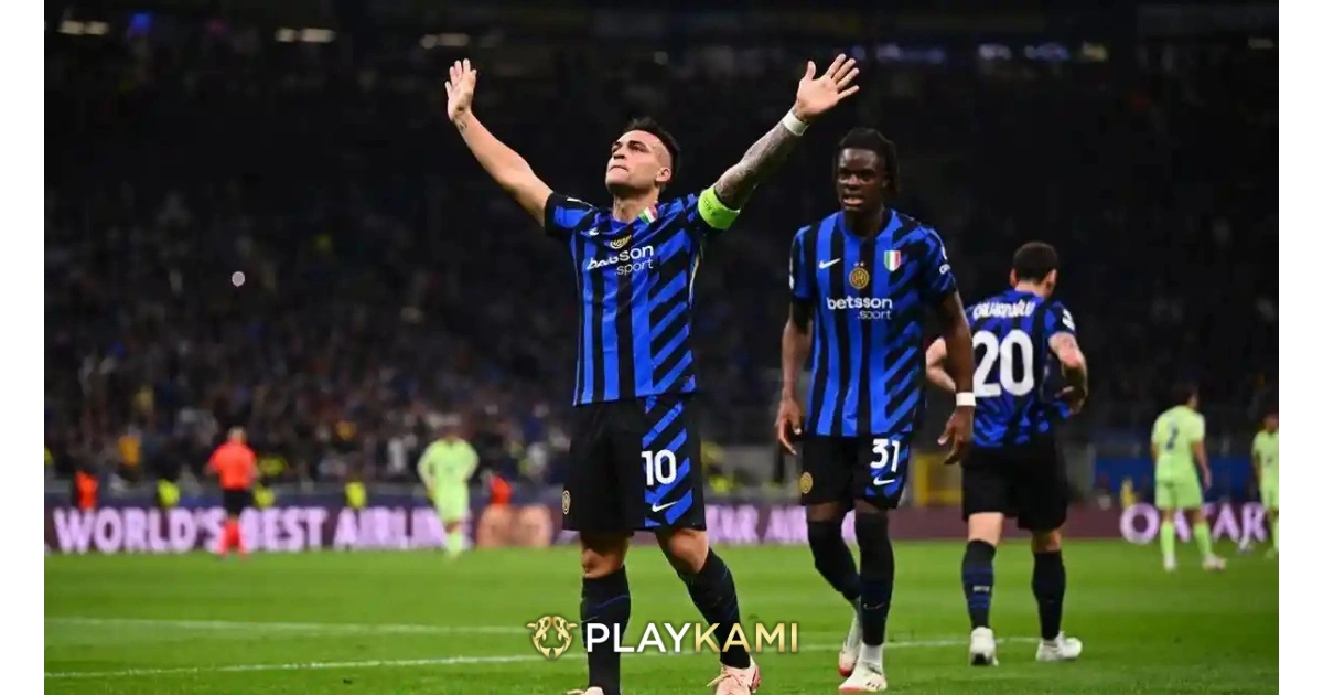 Selebrasi Lautaro Martinez