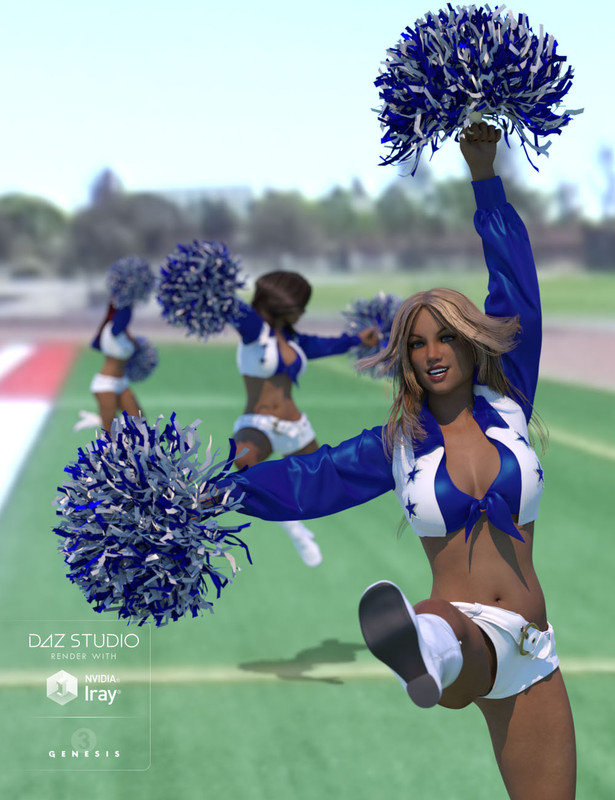 Cheer Fantasy Pro Cheerleader Poses