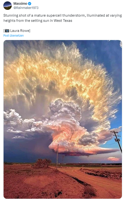 Wolken und Sturm