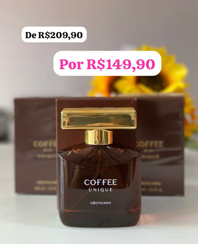 Coffee Man Unique Fougère Oriental Colônia 100ml