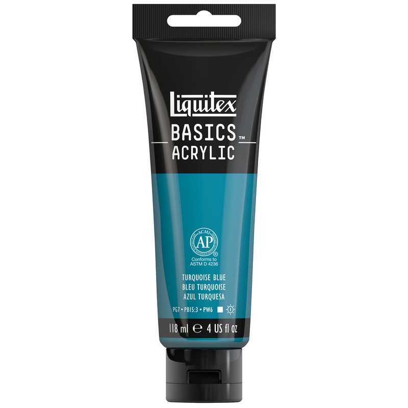 315542 LQX BASICS ACRYLIC 118ML 046 TURQUOISE BLUE 8870074