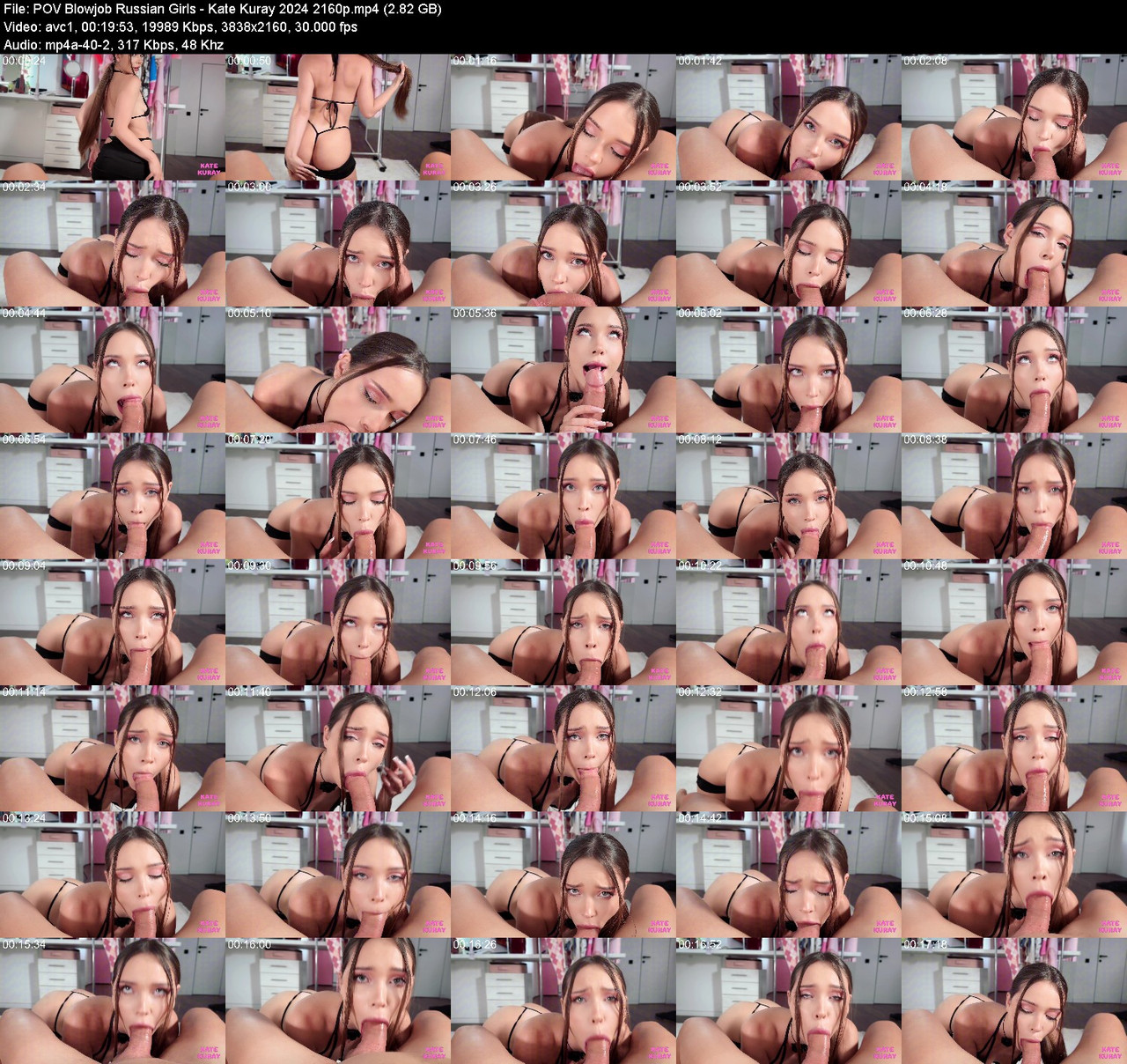 POV Blowjob Russian Girls Kate Kuray 2024 2160p