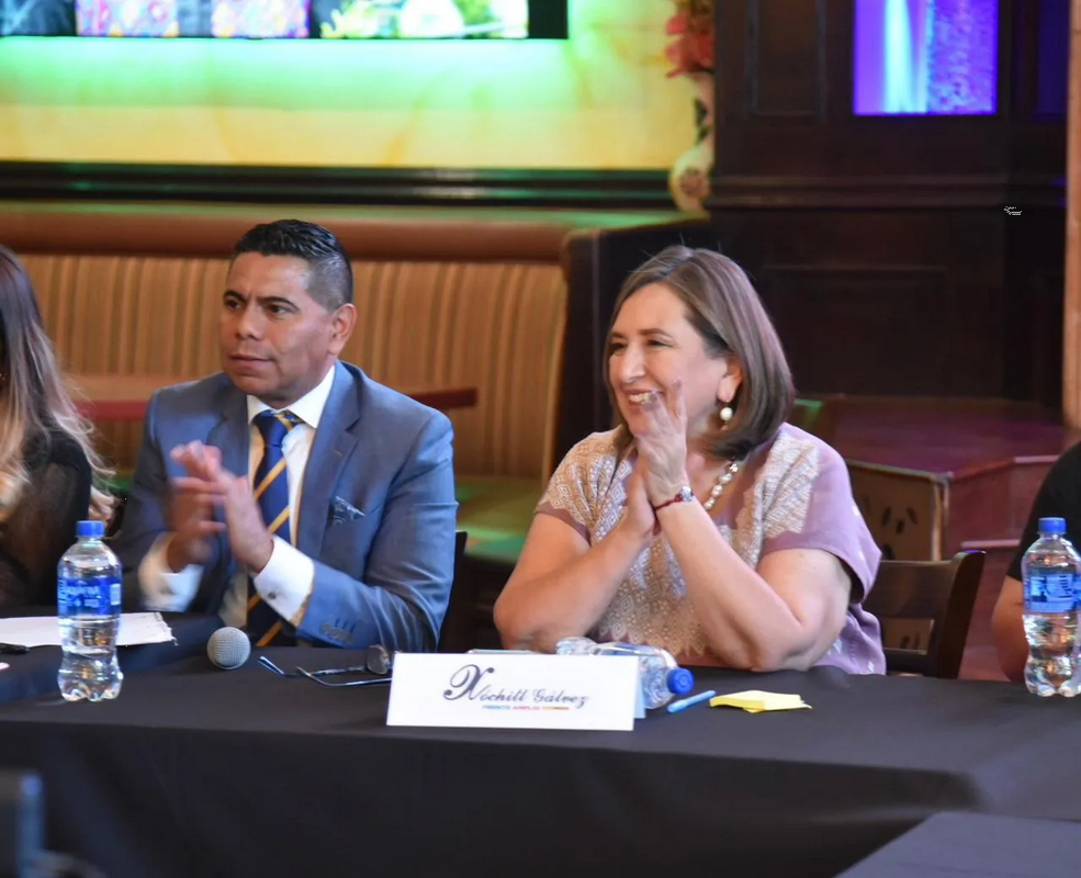 Ante líderes migrantes en EU, Xóchitl Gálvez destaca sus aportaciones económicas