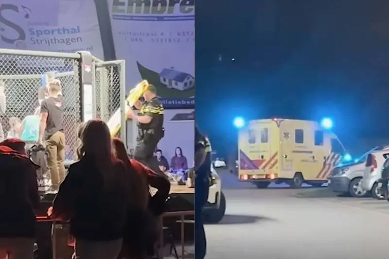 ММА боец си счупи врата на ММА събитие в Нидерландия