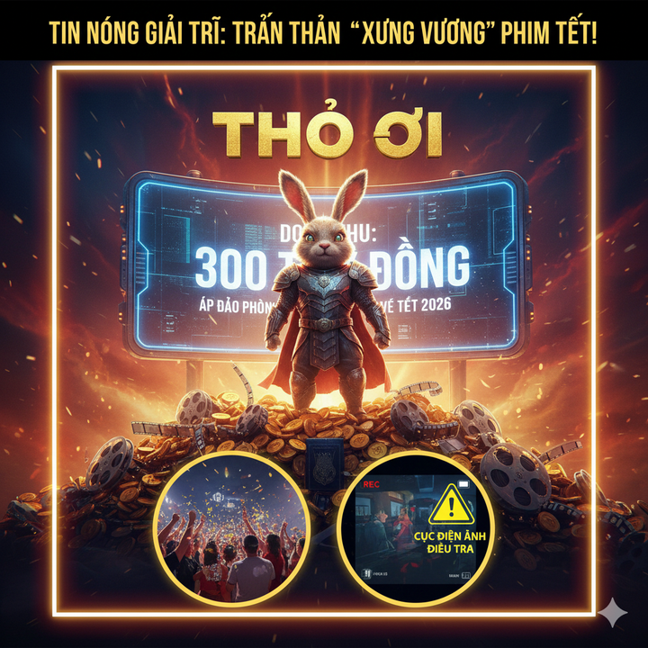 “THỎ ƠI” CỦA TRẤN THÀNH: ĐỈNH CAO DOANH THU PHÒNG VÉ VÀ NỖI LO “QUAY LÉN” PHIM TẾT