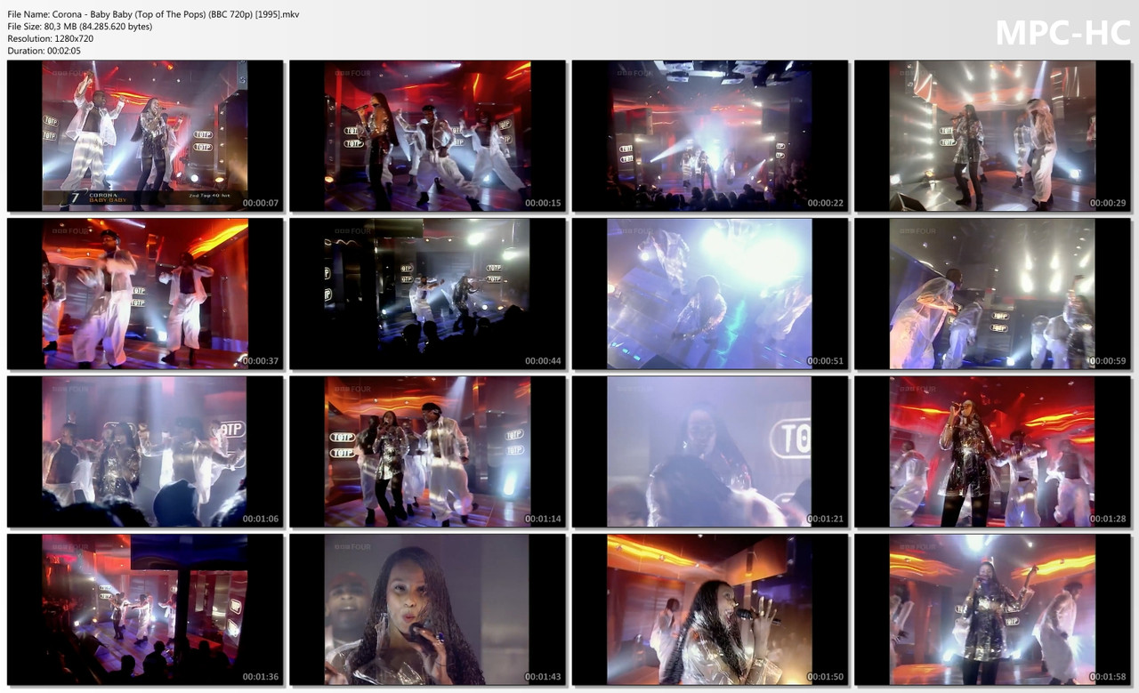 Corona - Baby Baby (Top of The Pops) (BBC 720p) [06.04.1995]