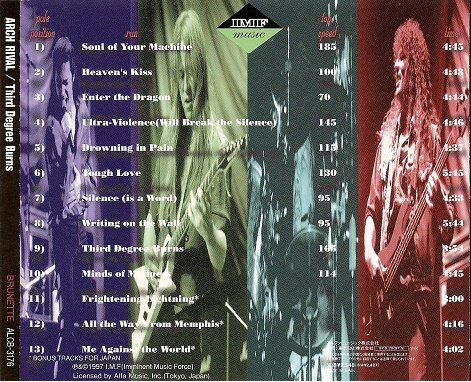 Arch Rival - Third Degree Burns [Japan Edition] (1997) Lossless+MP3