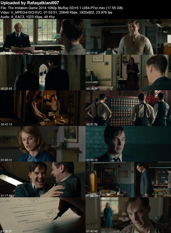The Imitation Game 2014 1080p BluRay DD+5 1 x264-PTer