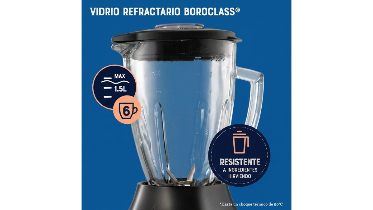 Detalles de la Licuadora Oster M/BLSTPEG-BPB