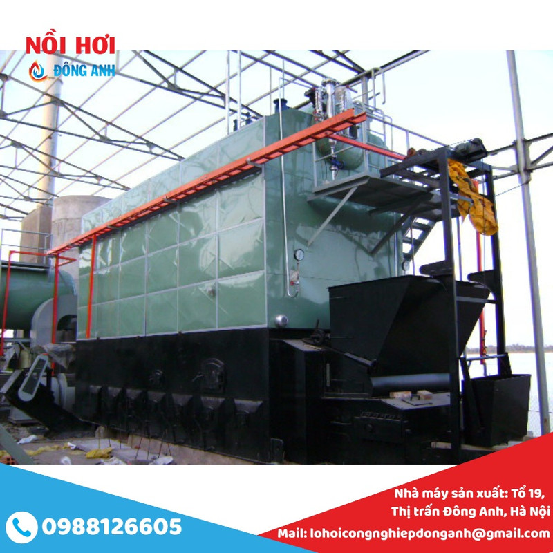 lò hơi ghi xích 5 tấn