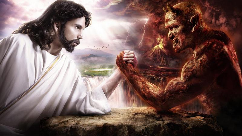 [Image: Jesus-Satan-arm-wrestle.jpg]