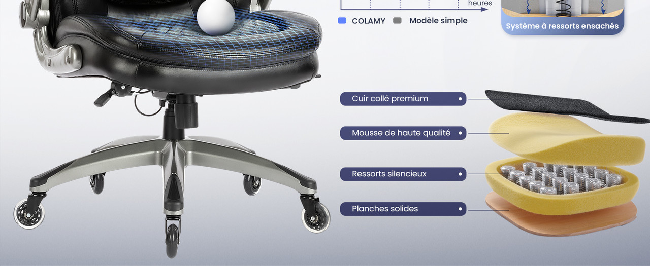 Accoudoirs rabattables COLAMY