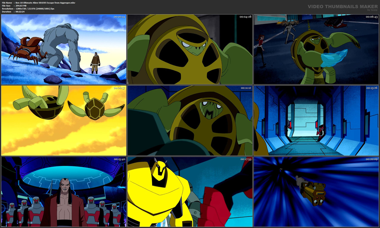 Ben 10 Ultimate Alien S01E05 Escape from Aggregor.mkv