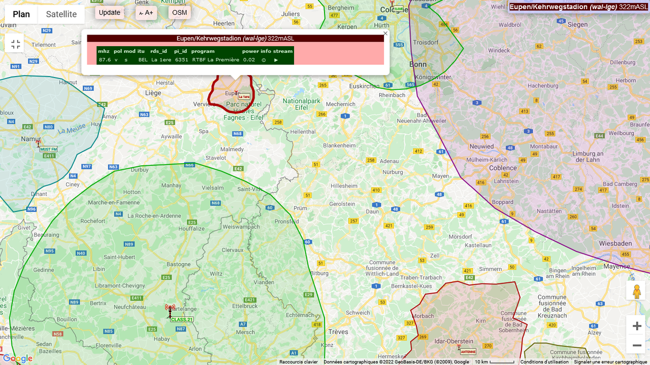 Radio La 1ère 87,6 FM Eupen