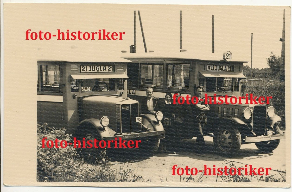 Omnibus Büssing und Reo Pullmann Kennung