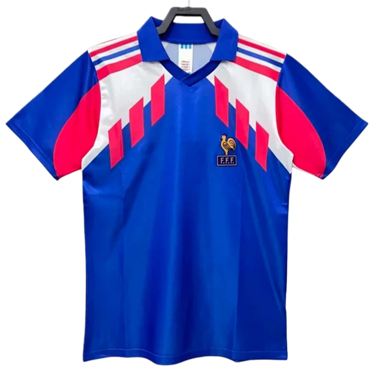 1990 season France Home retro Fan version