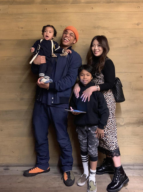 Paak with his family