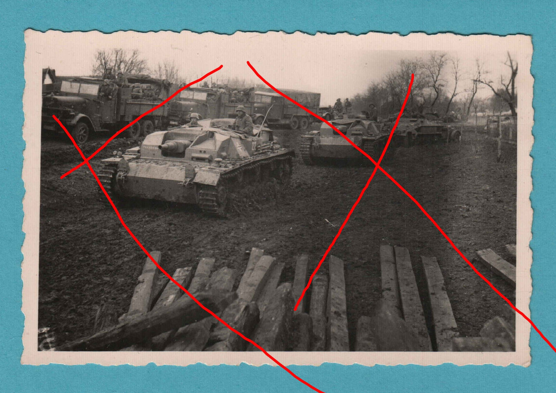 orig Foto Sturmgeschütz Flandern Turmnummer Panzer Aufmarsch 1