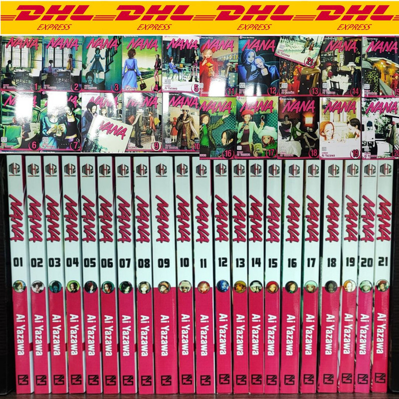 NANA オーダーページ 3点以降目 16 18 19 1 5 NANA NEW Manga By Ai Yazawa Volume 1-21 (End) Full Set English